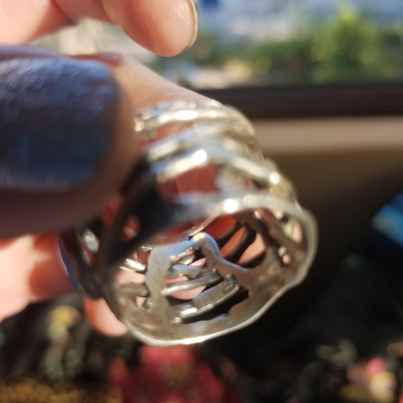 STERLING OPAL RING - Picture 7 of 10